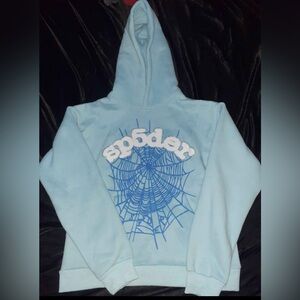 Spider Blue Hoodie